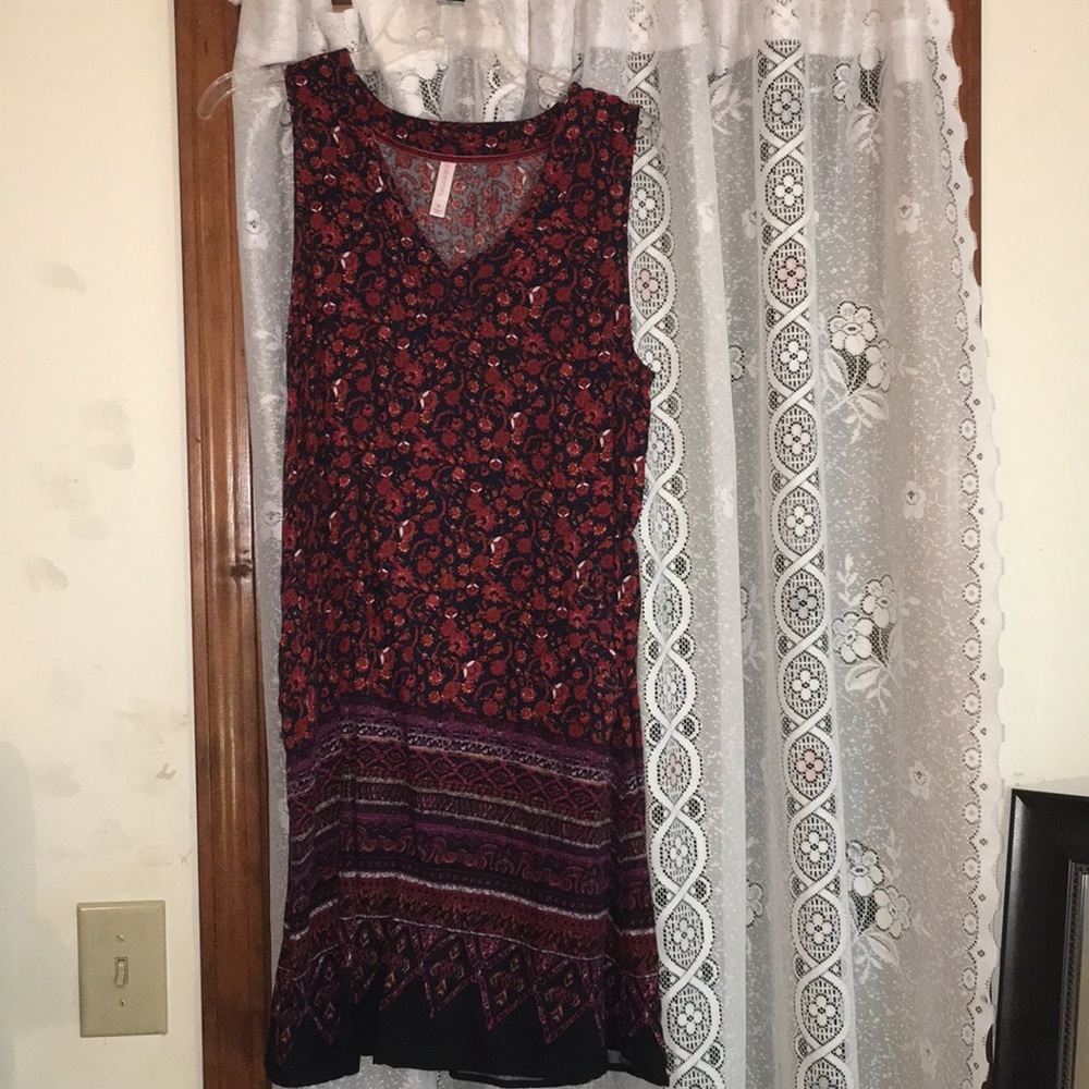 Xhilaration multi colored dress